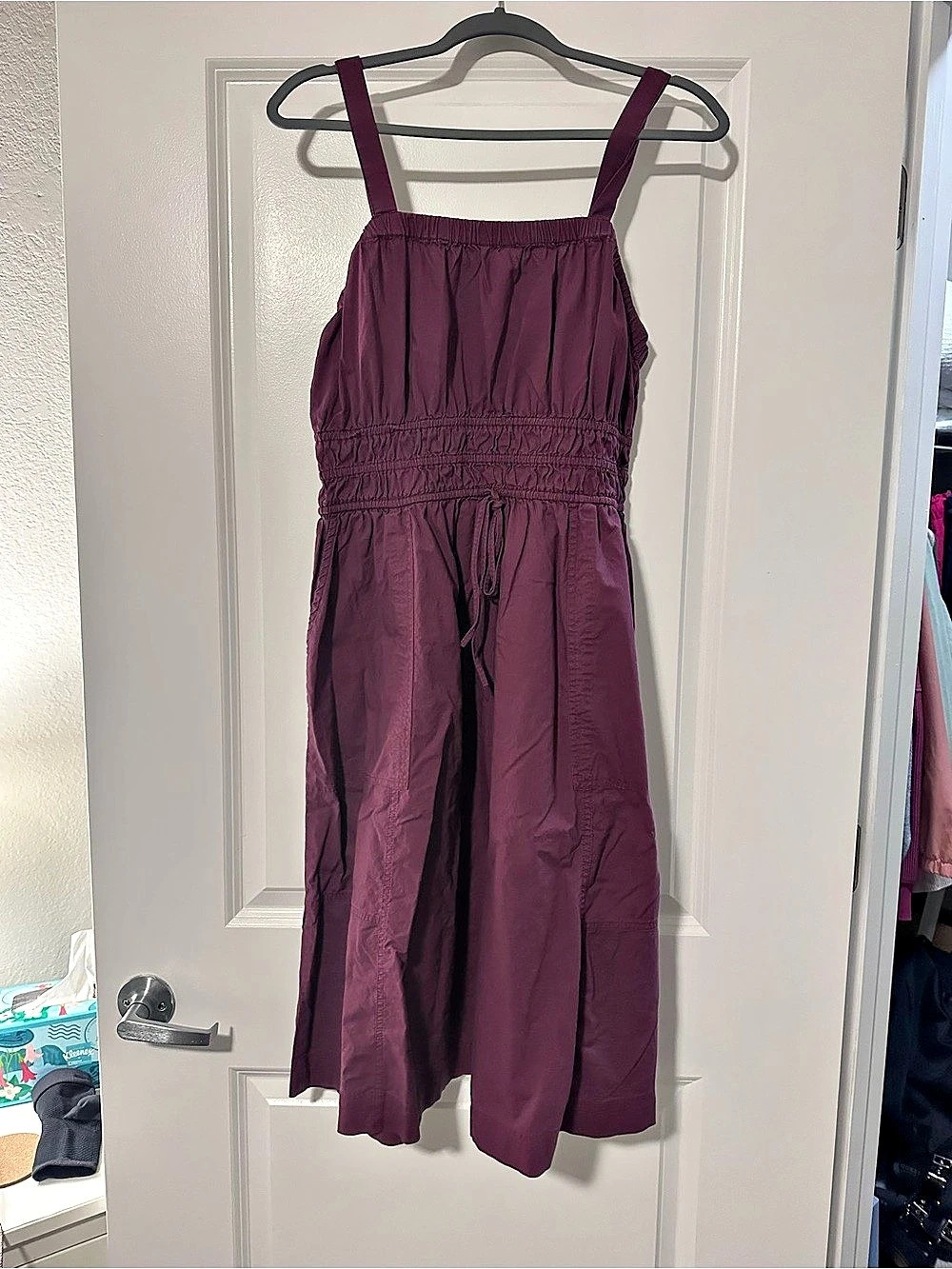 Universal Thread Maxi Dress in Burgandy Size Large